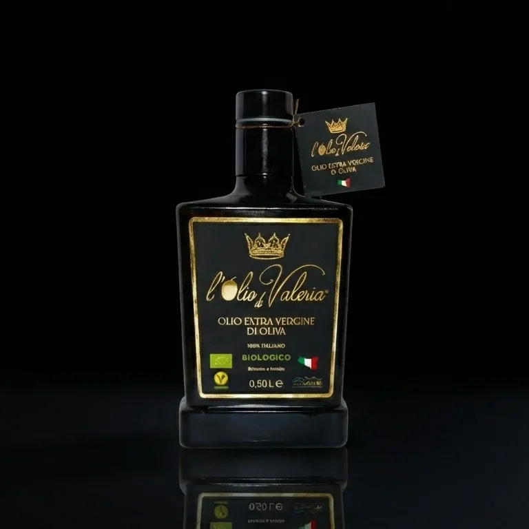 Bottiglia Spallata Olio Extravergine di Oliva Biologico Siciliano 250ml 500ml