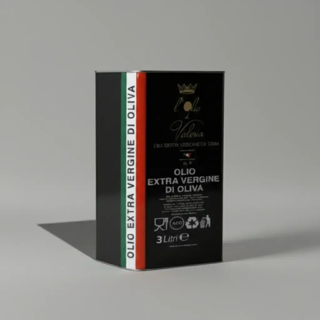 Latta Olio Extravergine Biologico Siciliano 3 Litri 5 Litri Formato Risparmio